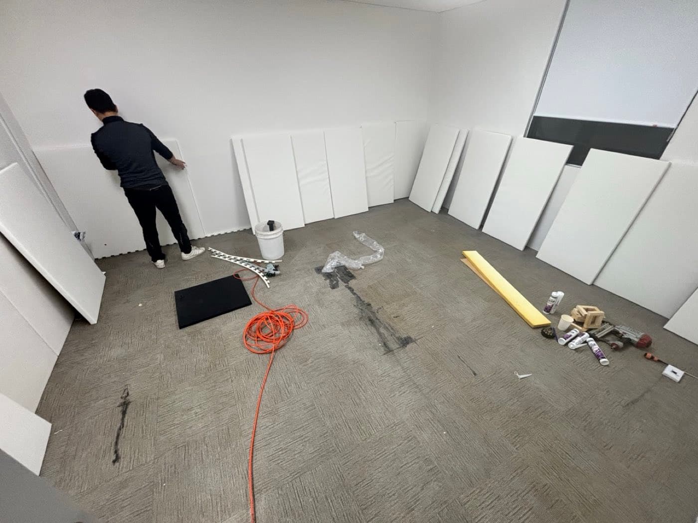 오산 중증자립센터 심리안정실 설치 전 공간